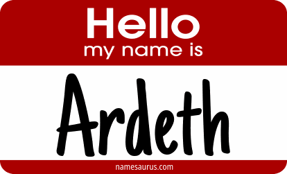 Hello my name is Ardeth png download