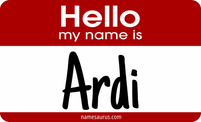 Hello my name is Ardi png download