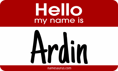 Hello my name is Ardin png download
