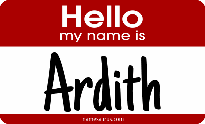 Hello my name is Ardith png download