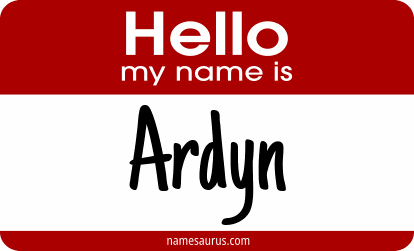 Hello my name is Ardyn png download