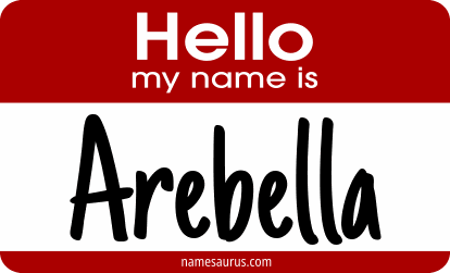 Hello my name is Arebella png download
