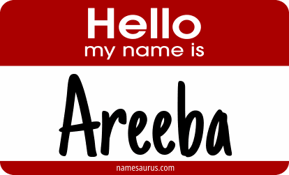 Hello my name is Areeba png download