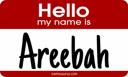 Hello my name is Areebah png download