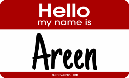 Hello my name is Areen png download