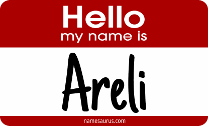 Hello my name is Areli png download