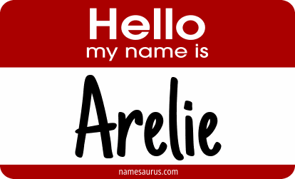 Hello my name is Arelie png download
