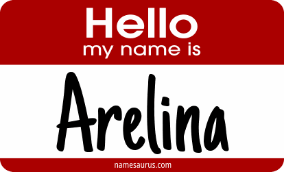 Hello my name is Arelina png download