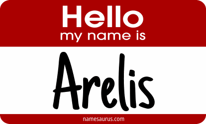 Hello my name is Arelis png download