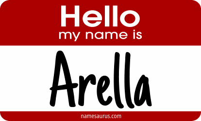 Hello my name is Arella png download