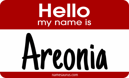 Hello my name is Areonia png download