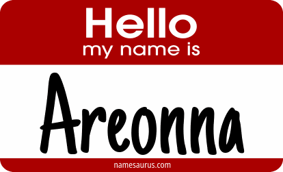 Hello my name is Areonna png download
