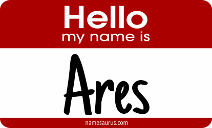 Hello my name is Ares png download