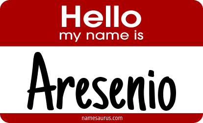 Hello my name is Aresenio png download