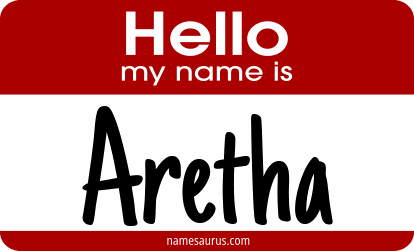 Hello my name is Aretha png download