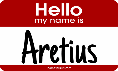 Hello my name is Aretius png download