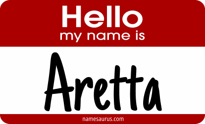 Hello my name is Aretta png download