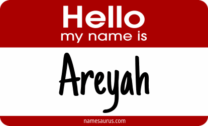 Hello my name is Areyah png download