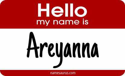 Hello my name is Areyanna png download