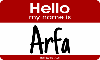 Hello my name is Arfa png download