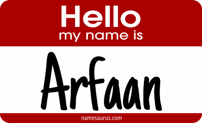 Hello my name is Arfaan png download