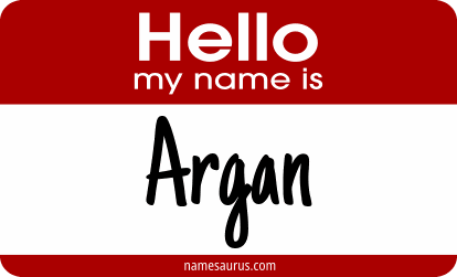 Hello my name is Argan png download