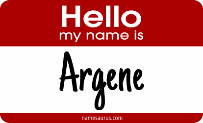Hello my name is Argene png download
