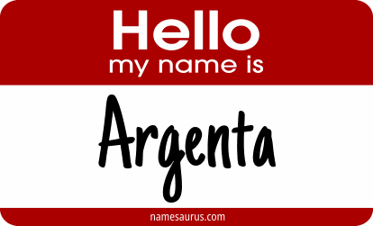Hello my name is Argenta png download