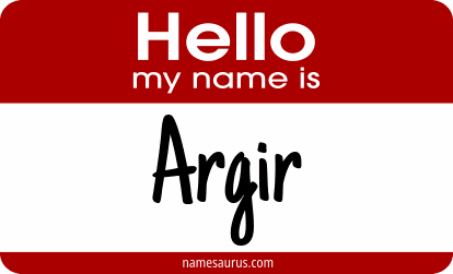 Hello my name is Argir png download