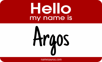 Hello my name is Argos png download