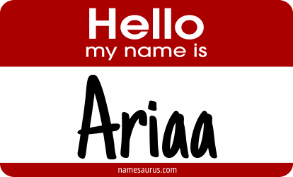 Hello my name is Ariaa png download