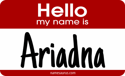 Hello my name is Ariadna png download