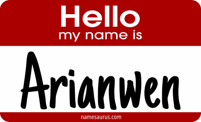 Hello my name is Arianwen png download