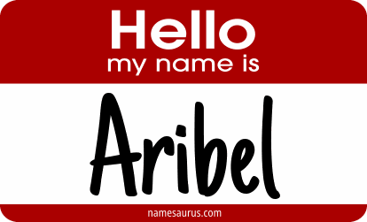 Hello my name is Aribel png download