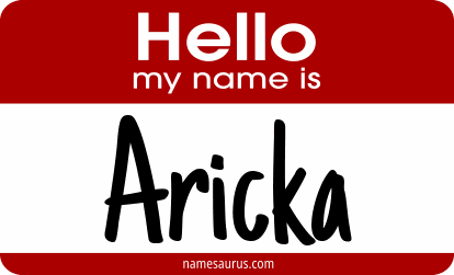 Hello my name is Aricka png download
