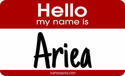 Hello my name is Ariea png download