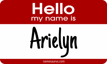 Hello my name is Arielyn png download
