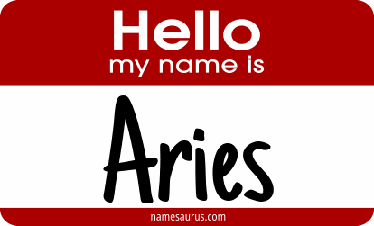 Hello my name is Aries png download