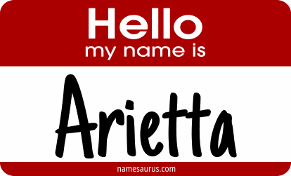 Hello my name is Arietta png download
