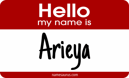 Hello my name is Arieya png download