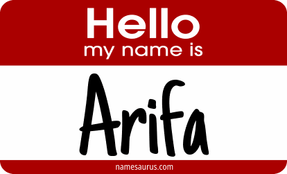 Hello my name is Arifa png download