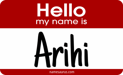 Hello my name is Arihi png download