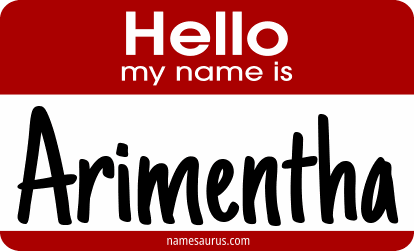 Hello my name is Arimentha png download