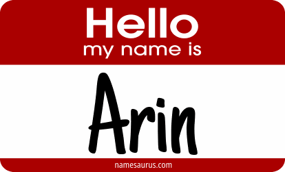 Hello my name is Arin png download