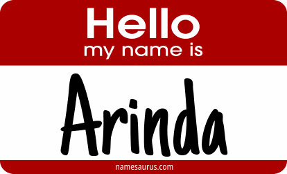 Hello my name is Arinda png download