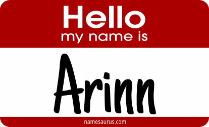 Hello my name is Arinn png download
