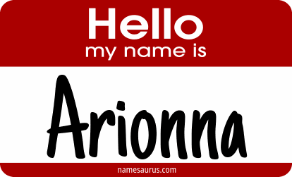 Hello my name is Arionna png download