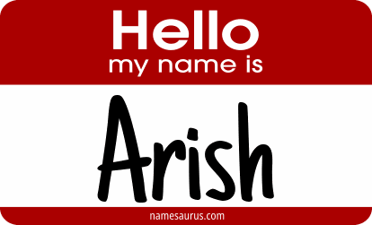 Hello my name is Arish png download