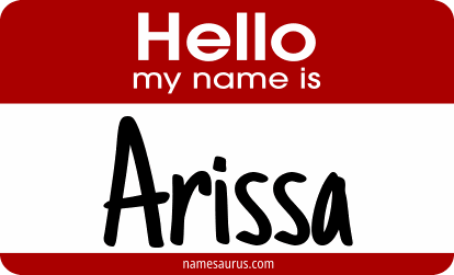 Hello my name is Arissa png download