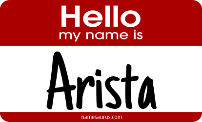 Hello my name is Arista png download